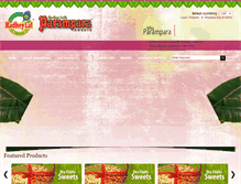 Tablet Screenshot of paramparasweets.com